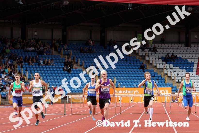 Mens 400 metres hurdles, Sainsbury's British Champs, Alexander Stadium, Birmingham. Photo: David T. Hewitson/Sprts for All Pics